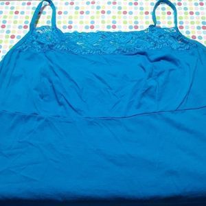 *Lacy Blue Camisole